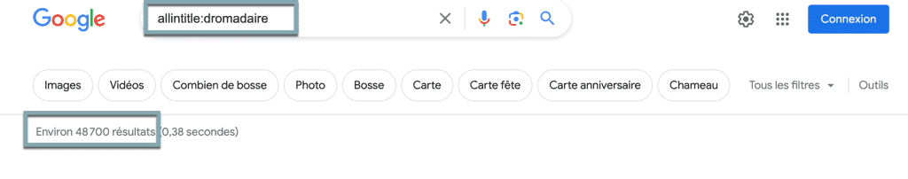 allintitle dromadaire