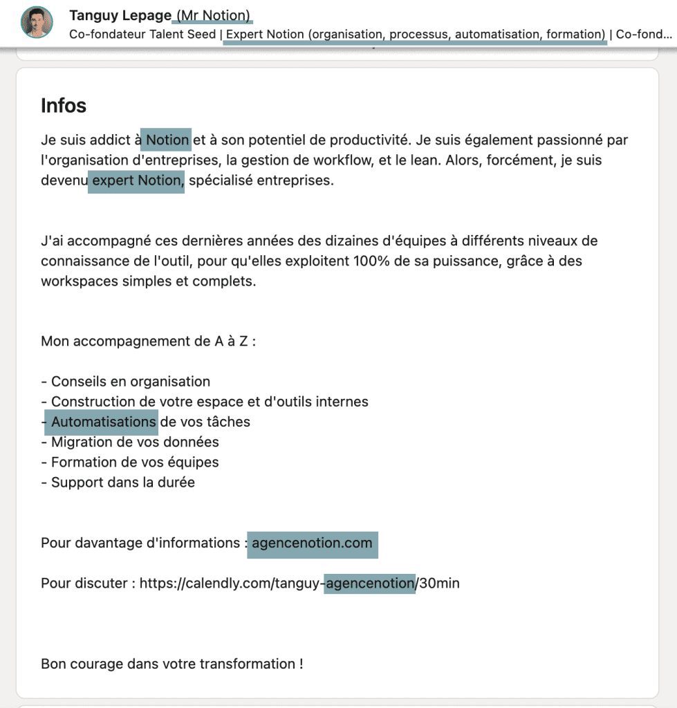 Optimiser profil LinkedIn SEO