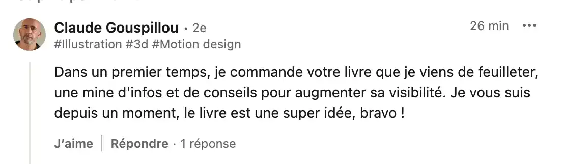 Avis LinkedIn de Claude Gouspillou : une mine d'infos et de conseils
