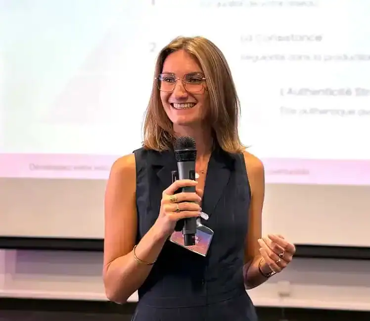 Camille Dufossez sur scène
