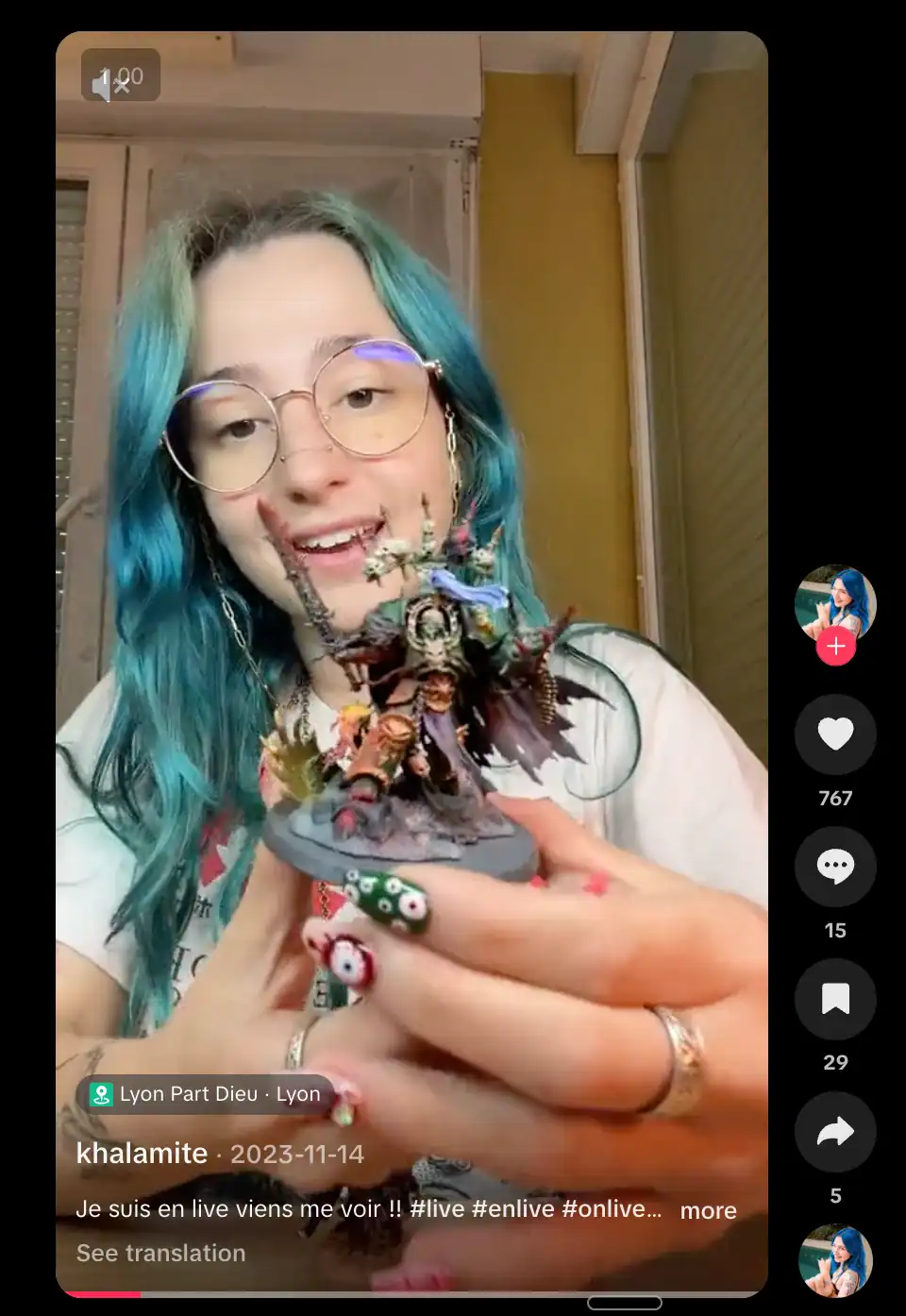 Khalamité sur TikTok