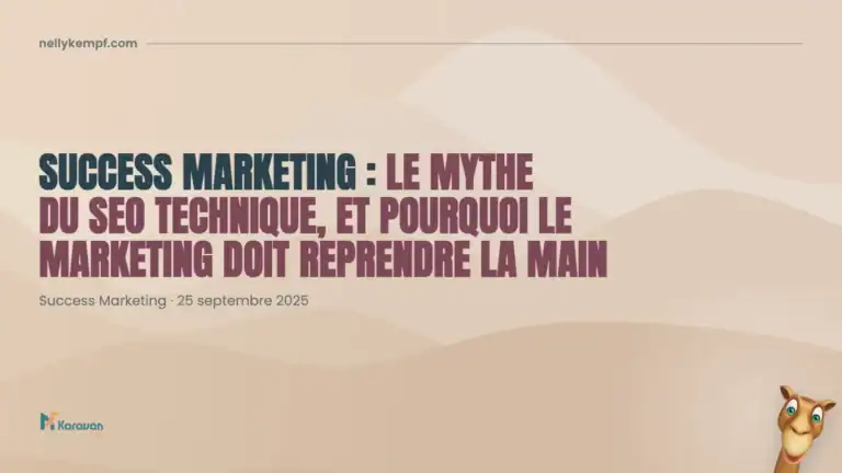 Success Marketing : le mythe du SEO technique, et pourquoi le marketing doit reprendre la main