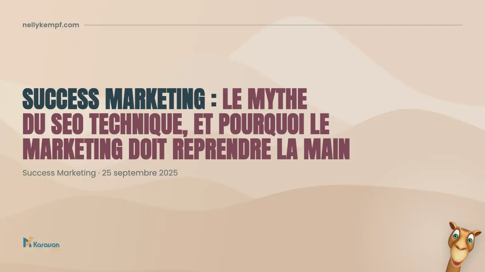 Success Marketing : le mythe du SEO technique, et pourquoi le marketing doit reprendre la main